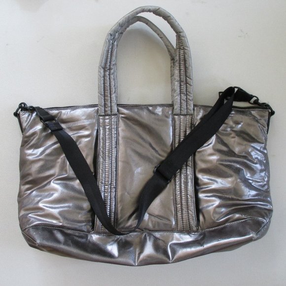 Rebecca Minkoff Handbags - NEW REBECCA MINKOFF WASHED METALLIC NYLON TOTE